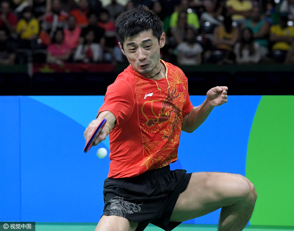 中国队轻取日本队，张继科状态火热